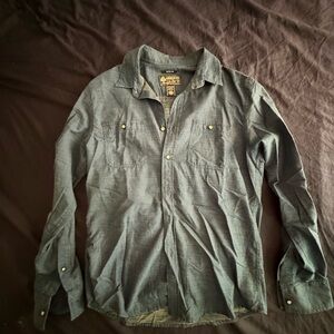 American Rag Navy Casual Button-Down Shirt